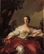 Jean Marc Nattier Portrait of Madame Geoffrin Sweden oil painting artist